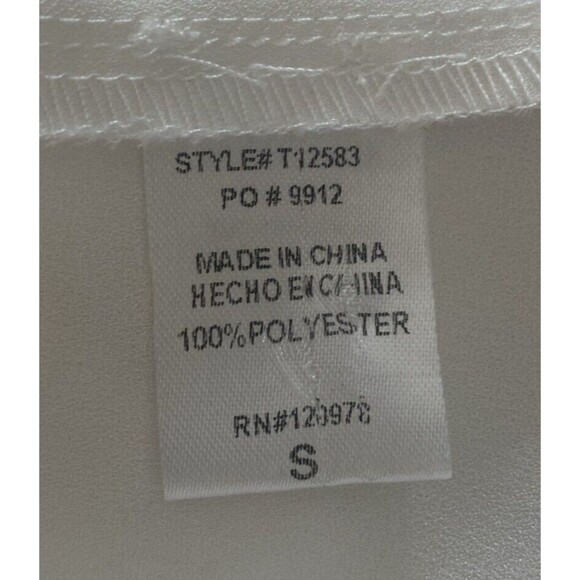 Entro White Summer Pride Festival Off-the-Shoulder Rainbow Ruffle Top - Size S - Picture 8 of 9